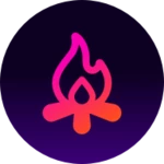 Logo of Bonfire Group Video Chat android Application 